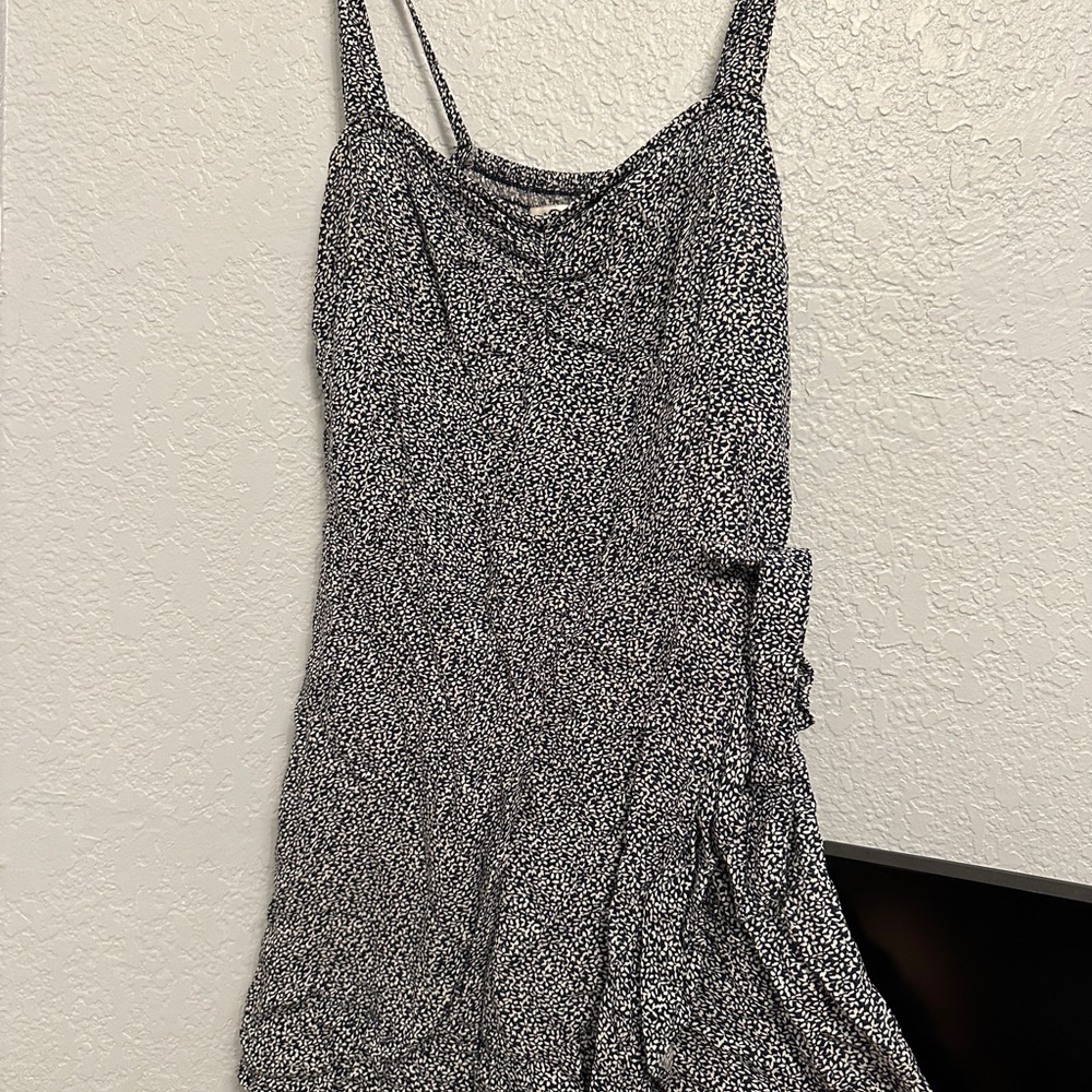 Hollister Black and White Mini Dress